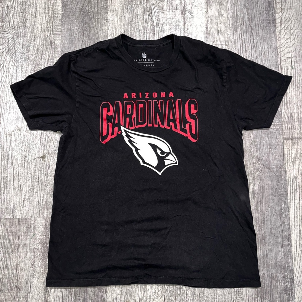 Junk Food Clothing Arizona Cardinals Black Tee